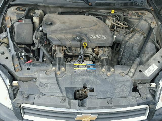 2G1WT58K479134233 - 2007 CHEVROLET IMPALA LT BLACK photo 7