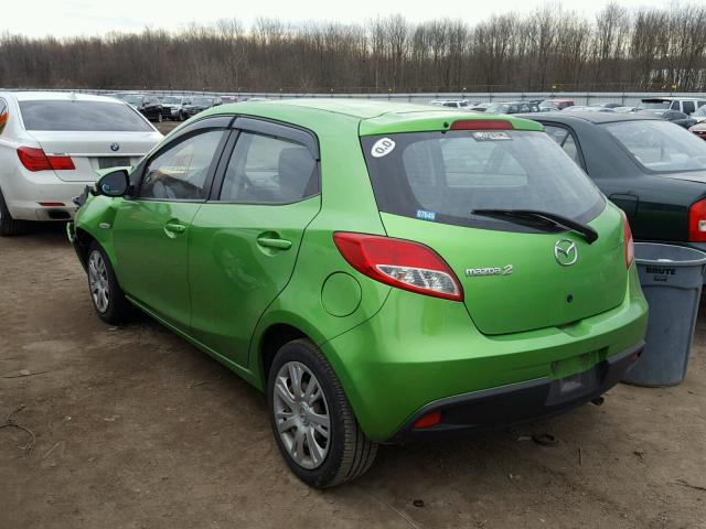 JM1DE1KY3C0132735 - 2012 MAZDA MAZDA2 GREEN photo 3