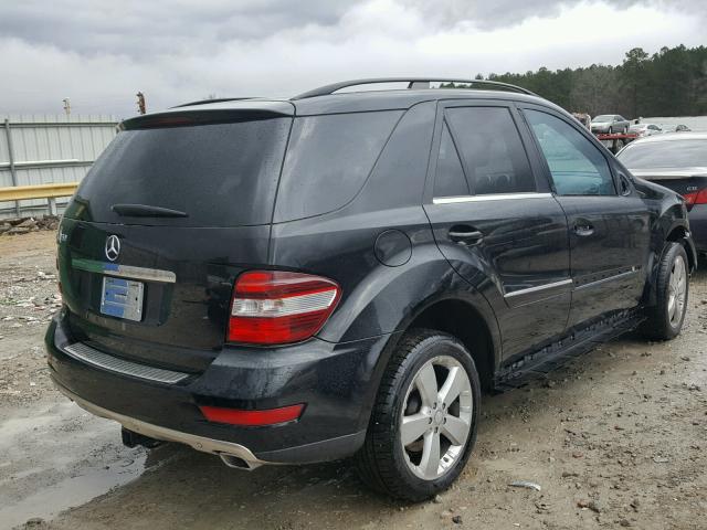 4JGBB5GB2BA635897 - 2011 MERCEDES-BENZ ML 350 BLACK photo 4