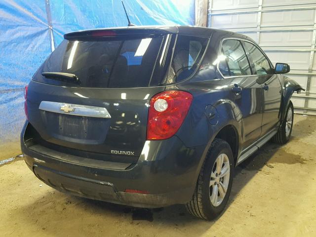 2GNALBEK6D1149600 - 2013 CHEVROLET EQUINOX LS GRAY photo 4