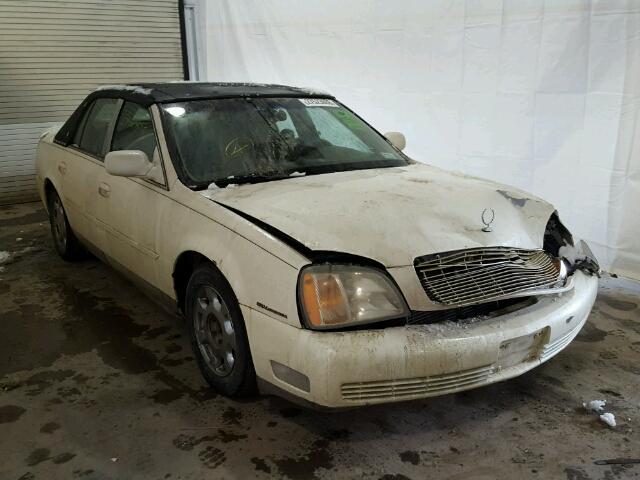 1G6KD54Y22U160034 - 2002 CADILLAC DEVILLE WHITE photo 1