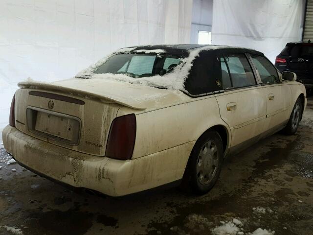 1G6KD54Y22U160034 - 2002 CADILLAC DEVILLE WHITE photo 4