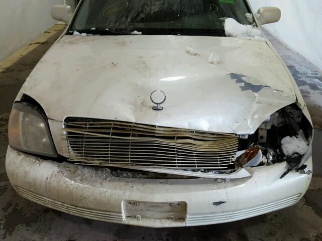 1G6KD54Y22U160034 - 2002 CADILLAC DEVILLE WHITE photo 7