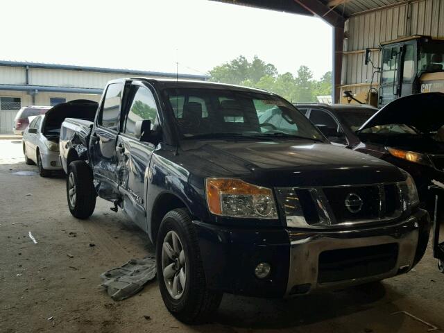 1N6BA0ED3CN325800 - 2012 NISSAN TITAN S BLACK photo 1