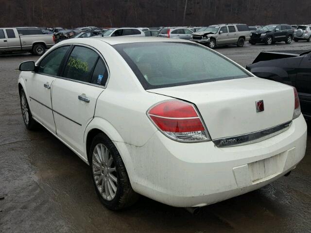 1G8ZV57727F157426 - 2007 SATURN AURA XR WHITE photo 3