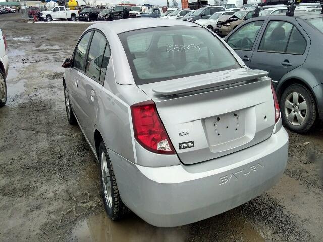 1G8AL52FX3Z145891 - 2003 SATURN ION LEVEL SILVER photo 3