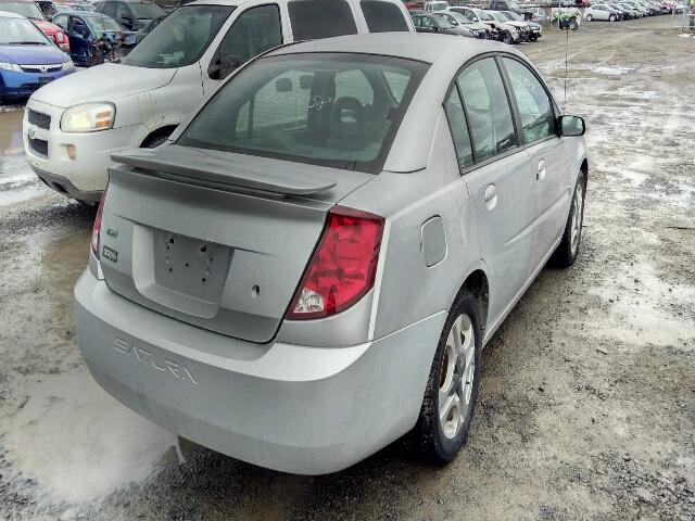 1G8AL52FX3Z145891 - 2003 SATURN ION LEVEL SILVER photo 4