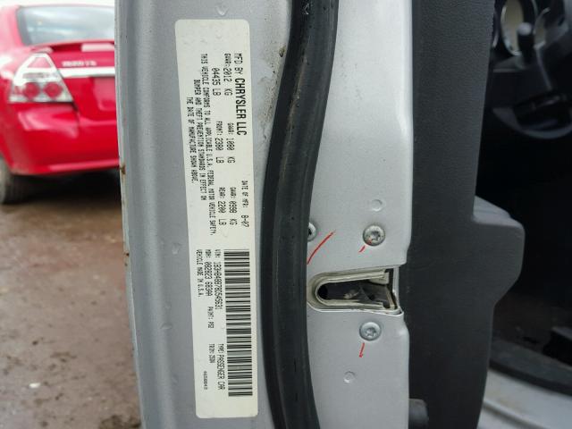 1B3HB48B78D545631 - 2008 DODGE CALIBER SX SILVER photo 10