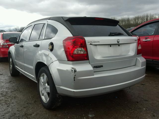 1B3HB48B78D545631 - 2008 DODGE CALIBER SX SILVER photo 3