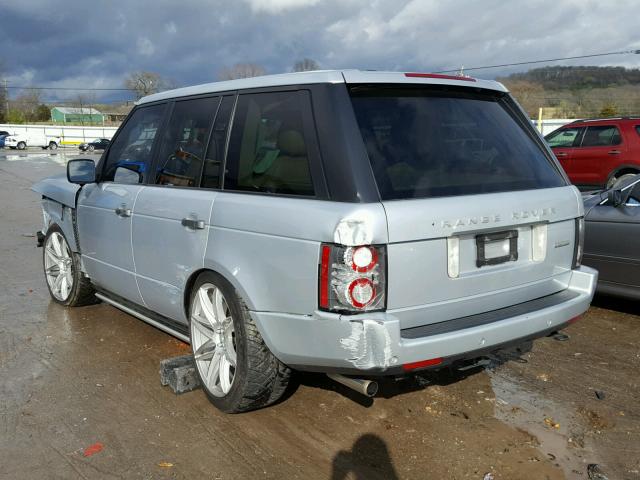 SALMF1E43BA357213 - 2011 LAND ROVER RANGE ROVE SILVER photo 3