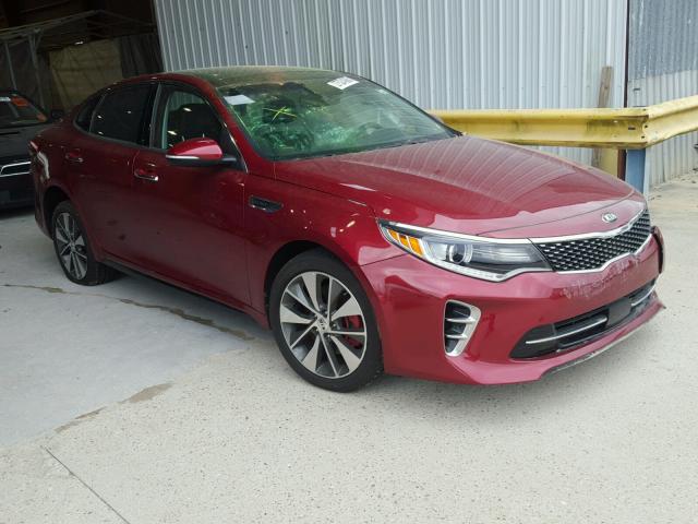 5XXGW4L26GG095772 - 2016 KIA OPTIMA SX RED photo 1