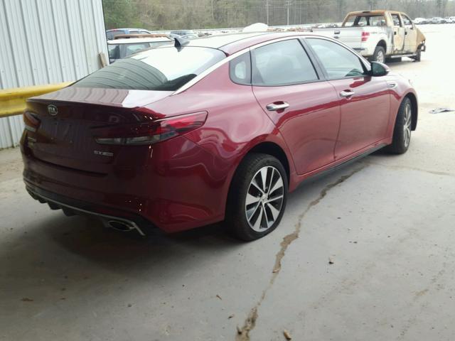 5XXGW4L26GG095772 - 2016 KIA OPTIMA SX RED photo 4