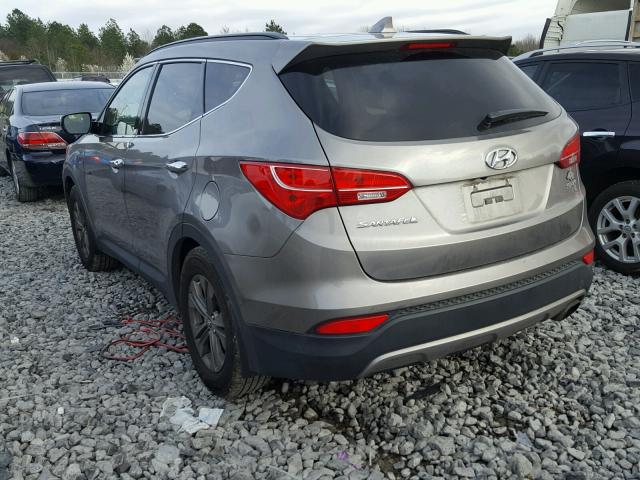 5XYZU3LB7DG054910 - 2013 HYUNDAI SANTA FE S GRAY photo 3