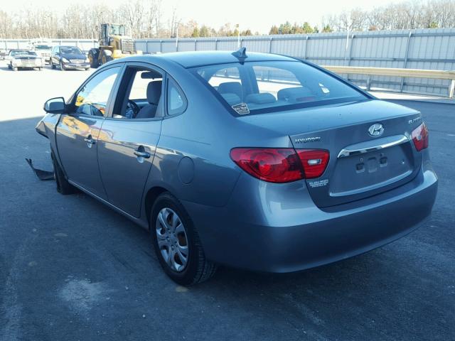 KMHDU4AD4AU136698 - 2010 HYUNDAI ELANTRA BL GRAY photo 3