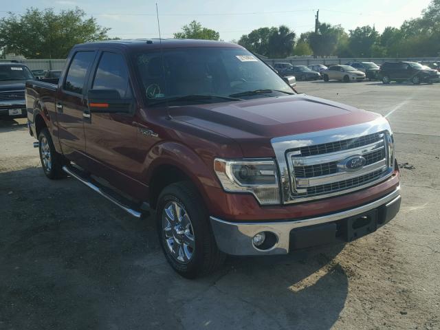 1FTFW1CF7EKD14142 - 2014 FORD F150 SUPER RED photo 1