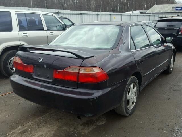 1HGCG6675XA118261 - 1999 HONDA ACCORD EX MAROON photo 4