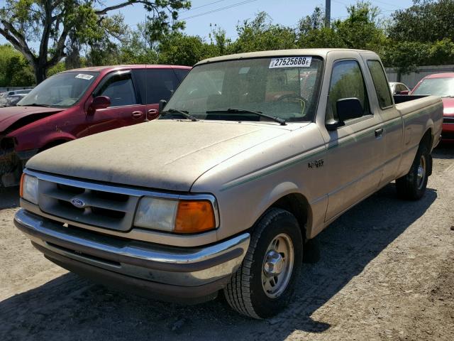 1FTCR14X7VTA11485 - 1997 FORD RANGER SUP BEIGE photo 2