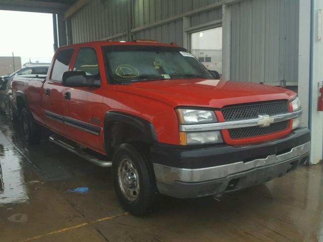 1GCHK23294F235862 - 2004 CHEVROLET SILVERADO RED photo 1