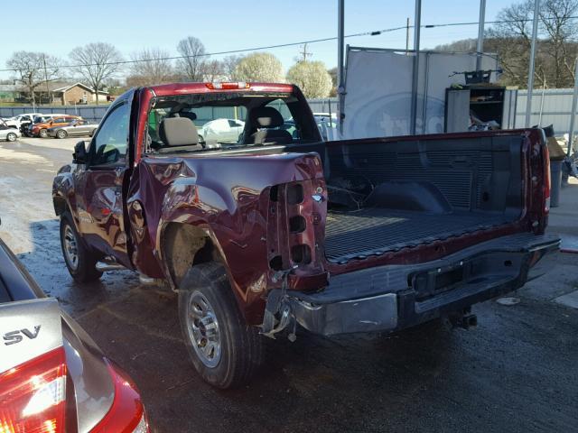 1GTEC14C39Z213072 - 2009 GMC SIERRA C15 MAROON photo 3