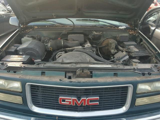 1GTEC14W8WZ512384 - 1998 GMC SIERRA C15 GREEN photo 7