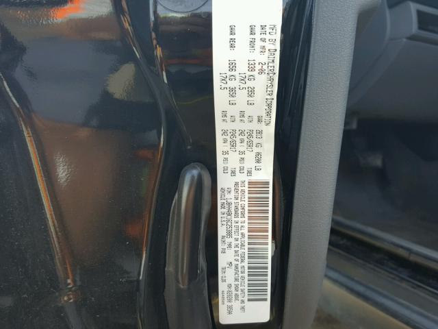 1J8HH48K16C253885 - 2006 JEEP COMMANDER 黑色 照片 10