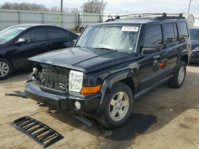 1J8HH48K16C253885 - 2006 JEEP COMMANDER 黑色 照片 2
