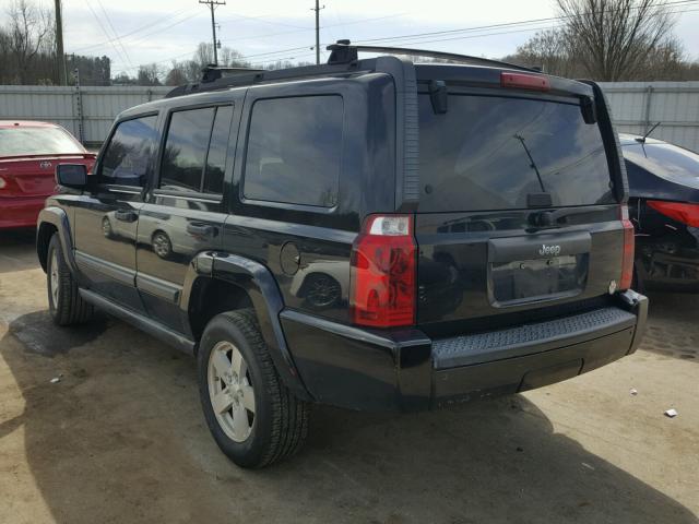 1J8HH48K16C253885 - 2006 JEEP COMMANDER 黑色 照片 3