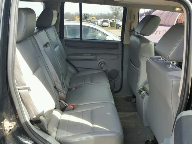 1J8HH48K16C253885 - 2006 JEEP COMMANDER 黑色 照片 6