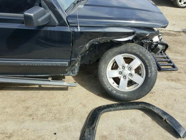 1J8HH48K16C253885 - 2006 JEEP COMMANDER 黑色 照片 9