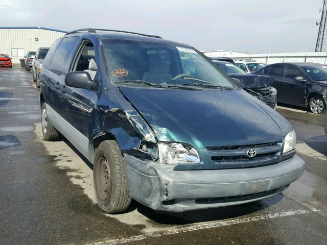 4T3ZF13C1WU040433 - 1998 TOYOTA SIENNA LE GREEN photo 1