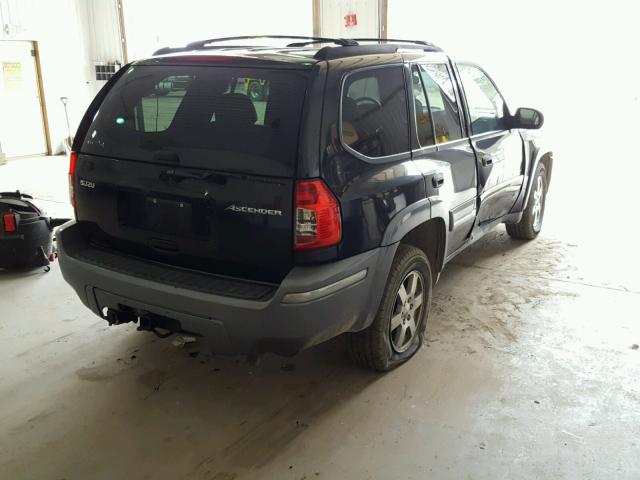 4NUDT13SX52701477 - 2005 ISUZU ASCENDER S შავი ფოტო 4