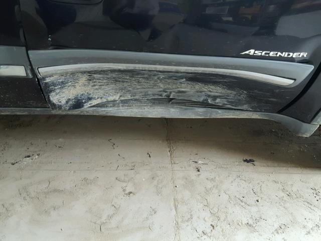 4NUDT13SX52701477 - 2005 ISUZU ASCENDER S შავი ფოტო 9
