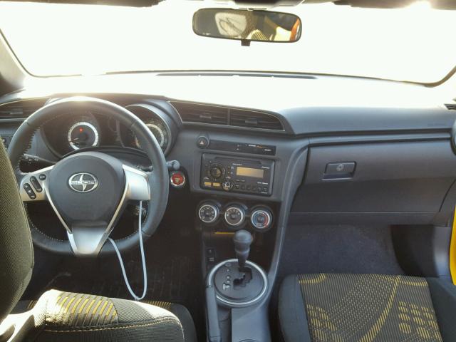 JTKJF5C72C3028323 - 2012 SCION TC YELLOW photo 9