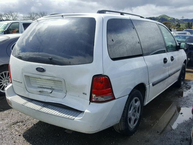 2FMZA51674BA69630 - 2004 FORD FREESTAR S WHITE photo 4