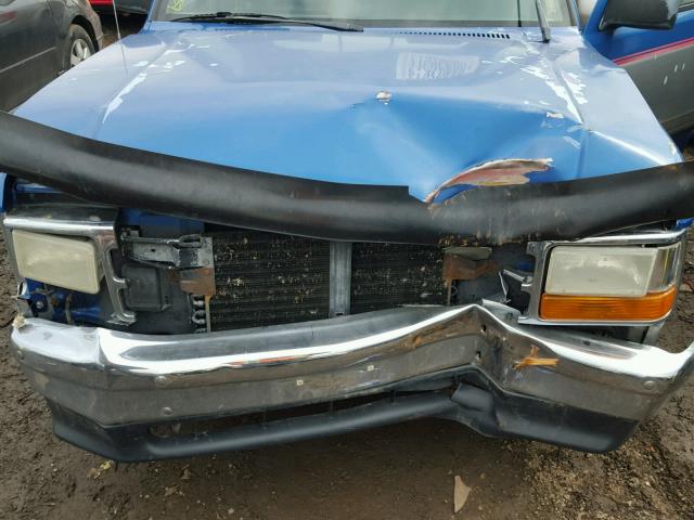 1B7FL23X7NS693635 - 1992 DODGE DAKOTA TWO TONE photo 7