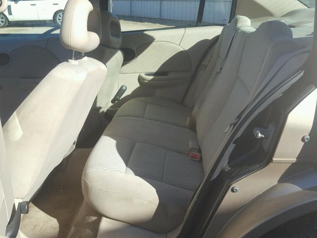 1G8AJ55F26Z136270 - 2006 SATURN ION LEVEL TAN photo 6