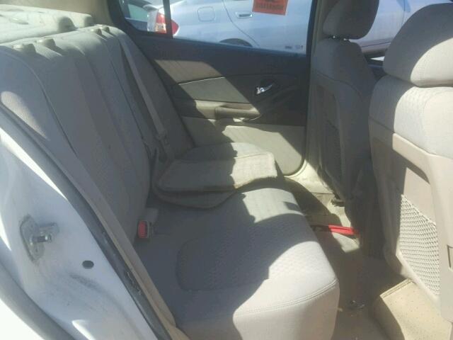 1G1ZS51886F101434 - 2006 CHEVROLET MALIBU LS WHITE photo 6