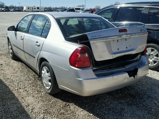 1G1ZS52F15F152897 - 2005 CHEVROLET MALIBU SILVER photo 3