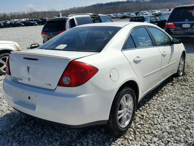 1G2ZG558664252954 - 2006 PONTIAC G6 SE1 WHITE photo 4