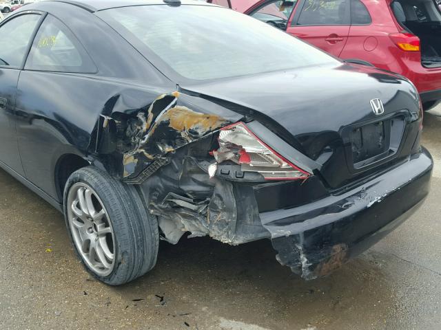 1HGCM727X4A021282 - 2004 HONDA ACCORD EX BLACK photo 9