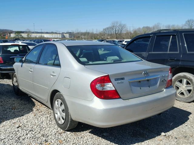 4T1BE32K13U235378 - 2003 TOYOTA CAMRY LE SILVER photo 3