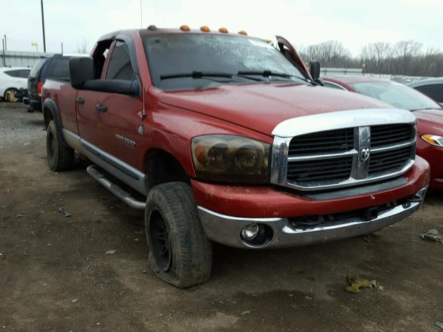 1D7KS28D06J122582 - 2006 DODGE RAM 2500 S წითელი ფოტო 1