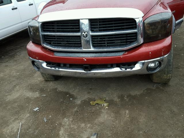 1D7KS28D06J122582 - 2006 DODGE RAM 2500 S წითელი ფოტო 7