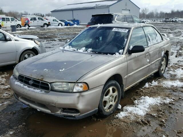 4S3BD4351X7261876 - 1999 SUBARU LEGACY L GOLD photo 2