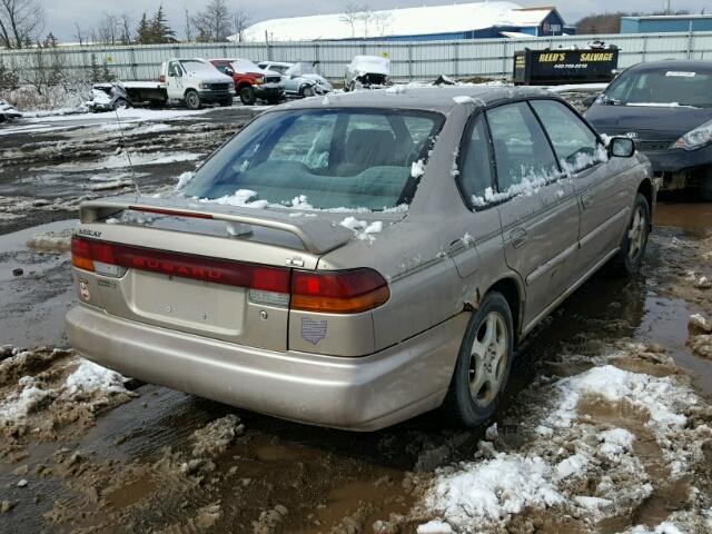 4S3BD4351X7261876 - 1999 SUBARU LEGACY L GOLD photo 4