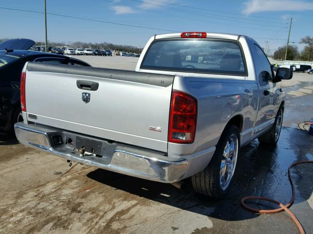 1D7HA16N46J129084 - 2006 DODGE RAM 1500 S SILVER photo 4