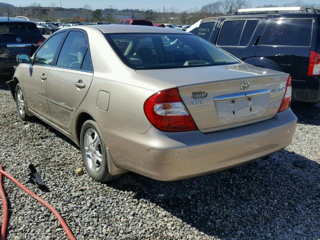 4T1BE32KX4U291305 - 2004 TOYOTA CAMRY LE GOLD photo 3