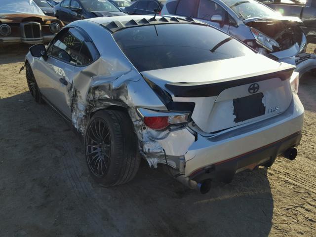JF1ZNAA17D2702743 - 2013 TOYOTA SCION FR-S ვერცხლისფერი ფოტო 3