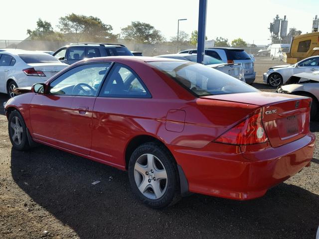 1HGEM22925L057826 - 2005 HONDA CIVIC EX Qırmızı foto 3