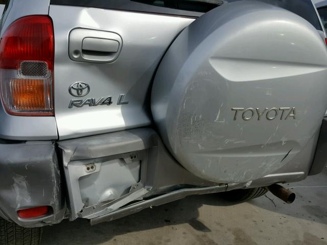 JTEHH20V710029284 - 2001 TOYOTA RAV4 SILVER photo 9